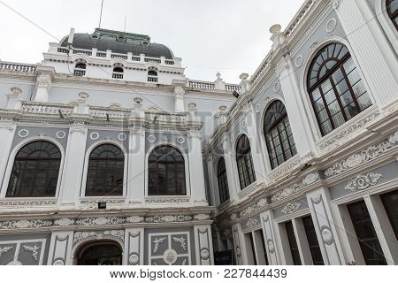 Sucre, Boliwia - February 08, 2018: Sucre Is The Constitutional Capital Of Bolivia. Traditional Colo