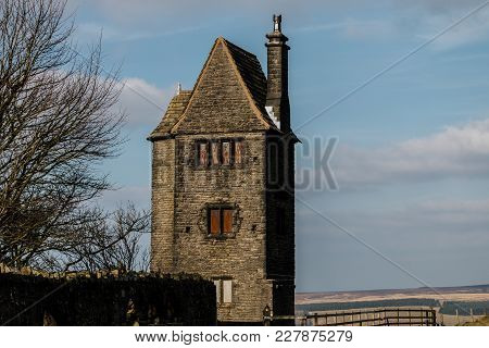 The Brick Pigeon Tower Folly On The Moorland
