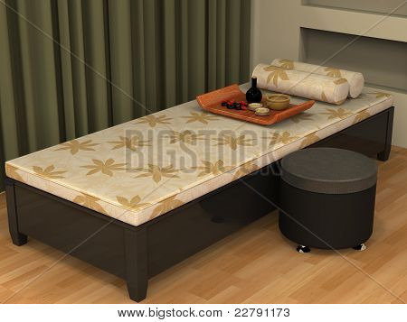 Spa og krop behandlingsrum, massage, afslapning