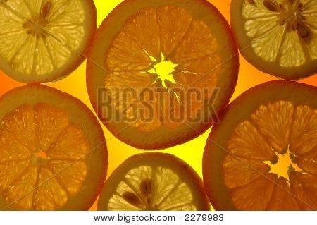 Orange Scheiben