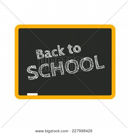 Blackboard With Text 
