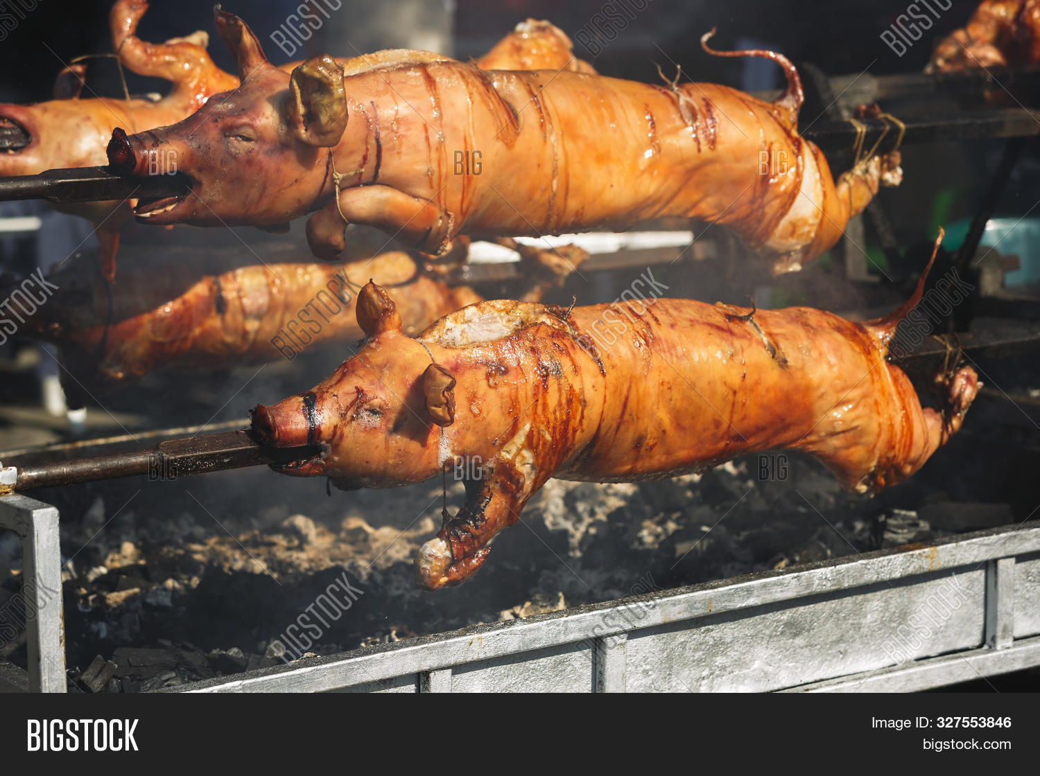 Whole Roasted Pigs On Image & Photo (Free Trial) Bigstock