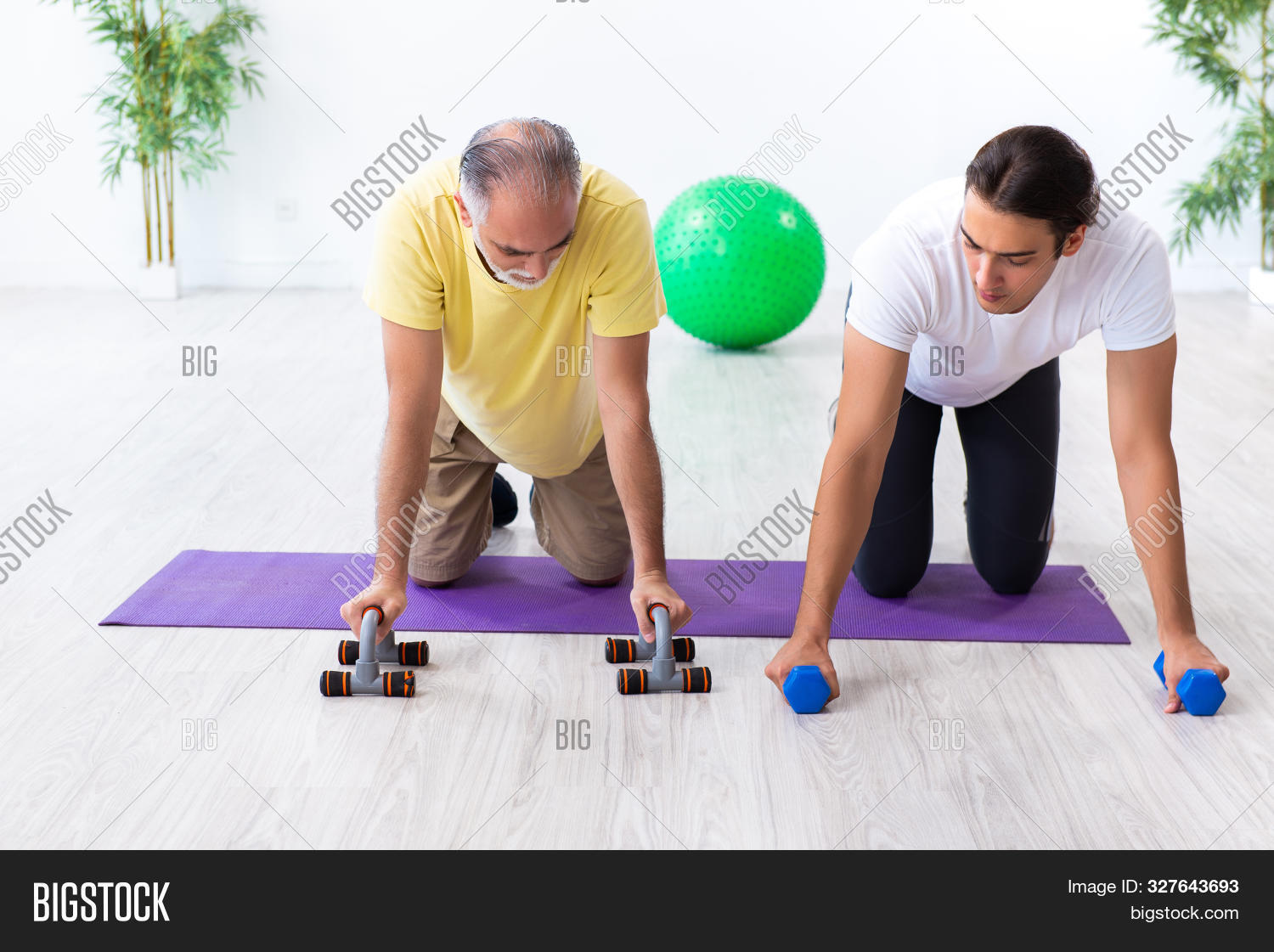 Doing sport and keeping fit