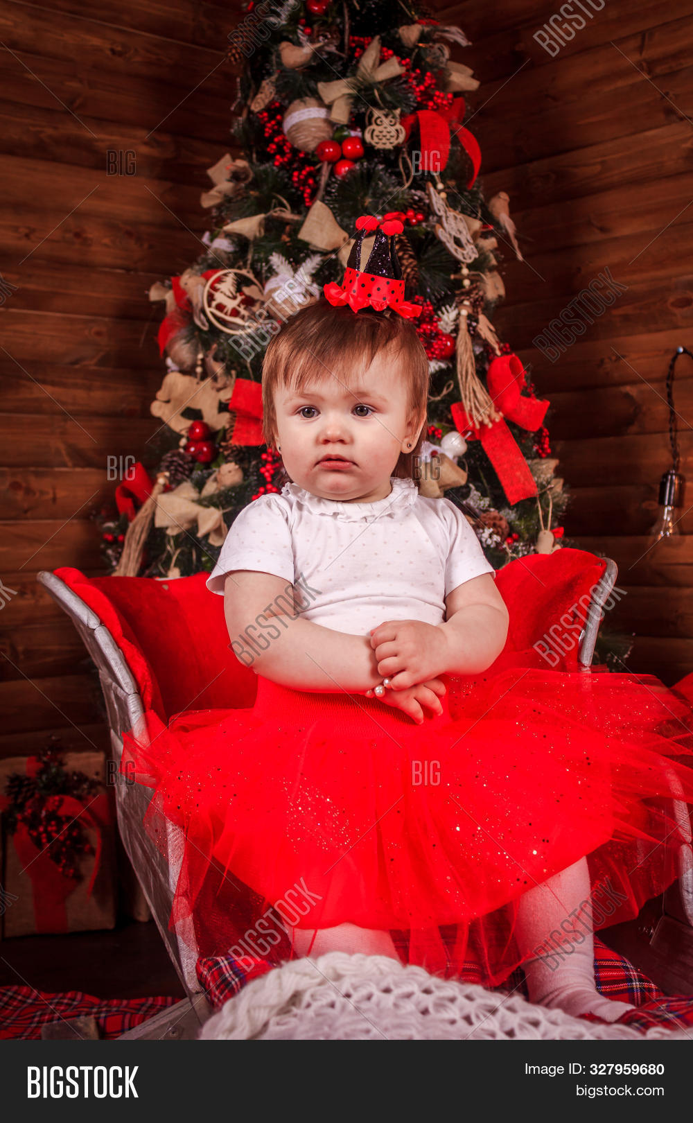 Little Girl Christmas Image & Photo (Free Trial) Bigstock