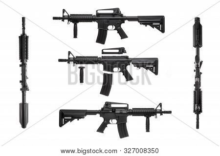 Large Picture Of An Isolated Weapon Ar-15