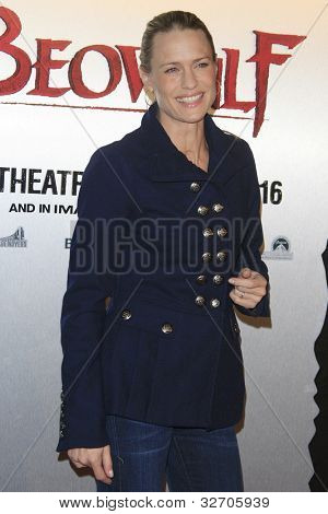 LOS ANGELES - 5 NOV: Robin Wright Penn presso il Beowulf premiere su 5 novembre 2007 a Westwood, Cali