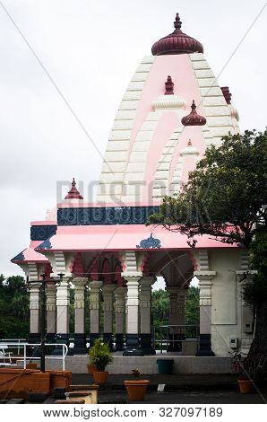 The Ganga Talao Temple In Grand Bassin, Savanne, Mauritius.