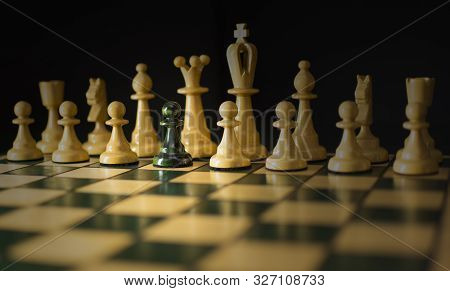 Black Pawn Plays With White Chess: Spy!