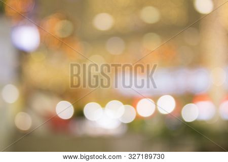 Abstrakt Background With Bokeh And Defocused  Lights.