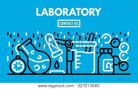 Laboratory Banner Vector Photo Free Trial Bigstock