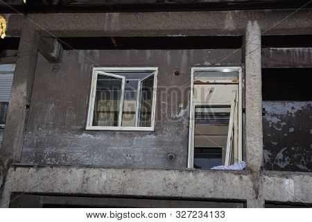 Old Destroyed Apartment.