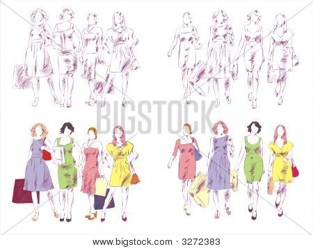 Womans i butikker