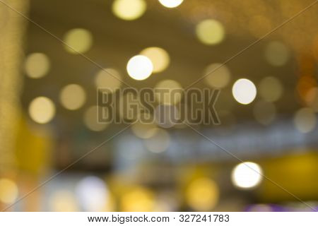 Abstrakt Background With Bokeh And Defocused  Lights.