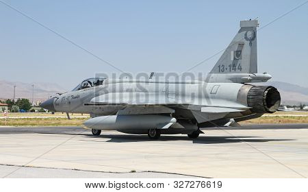 Fighter Aircraft Taxi In Konya Airport