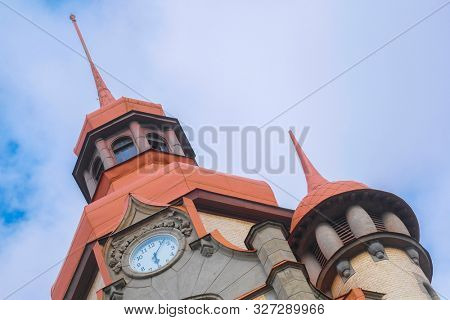 Arka Petrarka, Italy - July, 14, 2019: Catholic cathidral in Arka Petrarka, Italy