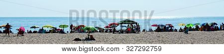 Sanlucar De Barrameda Beach. Cadiz. Andalusia. Spain. Europe. August 25, 2019