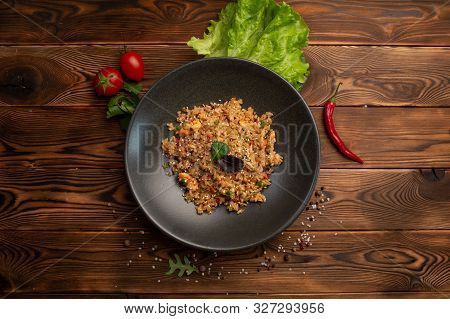 Ebi Chahan Fried Japanese Rice With Vegetables, Shrimp And Soy Sauce