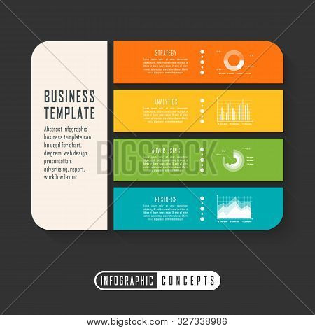 Infographic Timeline Template Can Be Used For Chart, Diagram, Web Design, Presentation, Advertising,