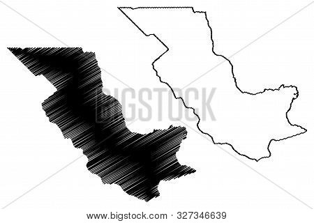 Oro Province (independent State Of Papua New Guinea, Png, Provinces Of Papua New Guinea) Map Vector 