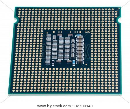 Makro av dator Chip