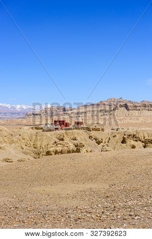 The Temple Complex In The Kingdom Of Guge. Ngari County.