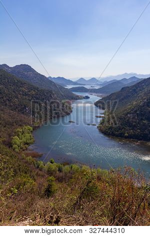 Iconic View Of The Headwaters Of Skadar Lake From A Popular Viewpoint