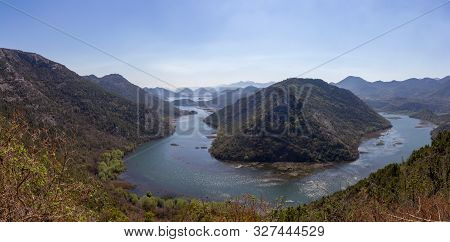 Iconic View Of The Headwaters Of Skadar Lake From A Popular Viewpoint