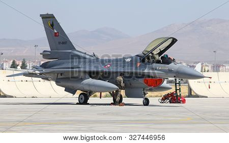 Fighter Aircraft In Konya Airport