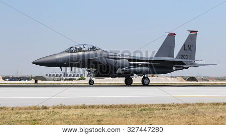 Fighter Aircraft Takes Off From Konya Airport