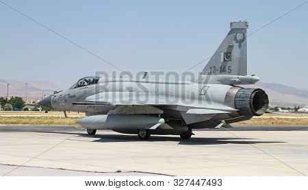 Fighter Aircraft Taxi In Konya Airport