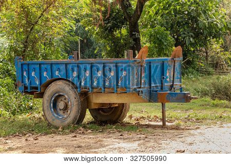 Tractor Trally Stand Alone After The Work.