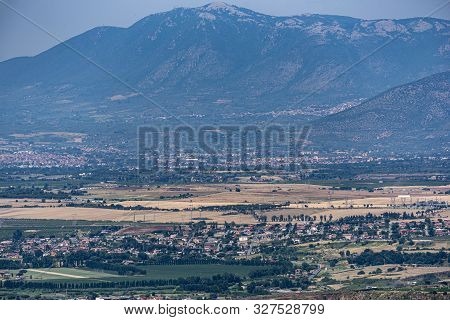Panoramic View From Monte Porzio Catone, Rome, Lazio, Italy, At Summer