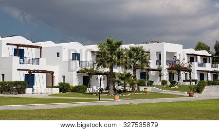 Architecture Details Of Houses On Kos Island Greece