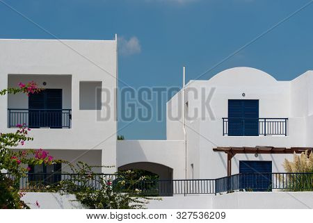 Architecture Details Of Houses On Kos Island Greece