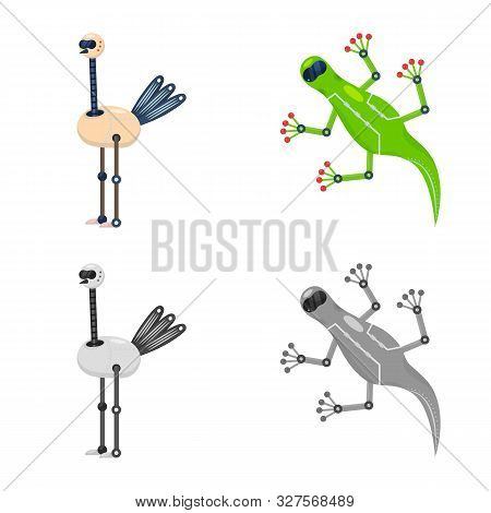 Vector Illustration Of Toy And Science Icon. Set Of Toy And Toy Vector Icon For Stock.