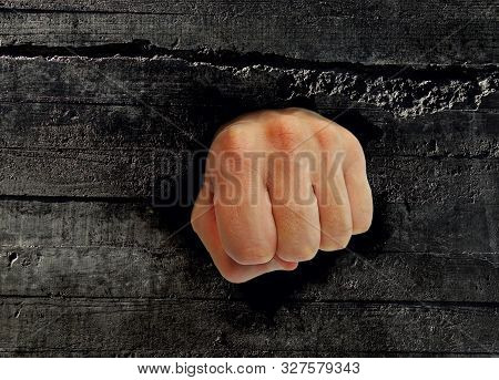 Fist Punch Through Rock Wall