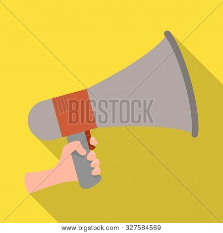 Vector Illustration Of Megaphone And Speaker Symbol. Graphic Of Megaphone And Loudspeaker Vector Ico