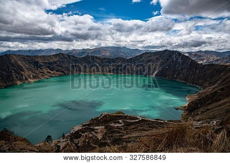 The Quilotoa Volcano In Ecuador