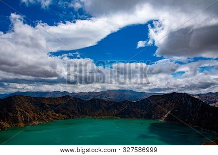 The Quilotoa Volcano In Ecuador