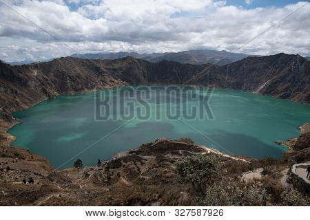 The Quilotoa Volcano In Ecuador