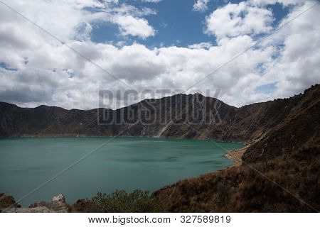 The Quilotoa Volcano In Ecuador
