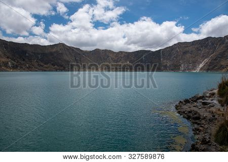 The Quilotoa Volcano In Ecuador