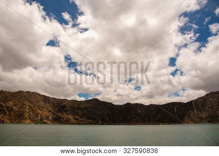 The Quilotoa Volcano In Ecuador