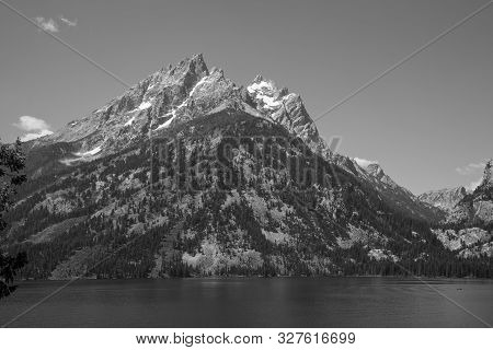 Peak Of Th Grand Teton By Jenny Lake