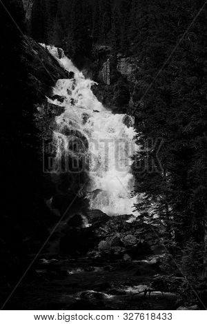 Waterfall By Jenny Lake