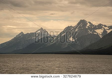 Main Peaks Of The Grand Teton National Park
