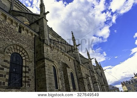 Le Mans, Maine, France - May 28: Cathedral Of Saint Julian (cathedrale St-julien Du Mans) On 28 May 