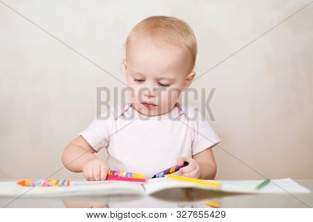 The Kid Painstakingly Paints In The Album, Close Up