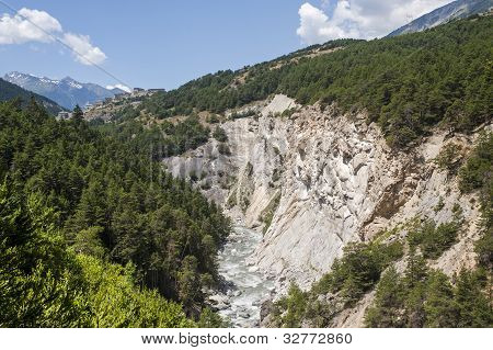 Fortaleza perto Modane