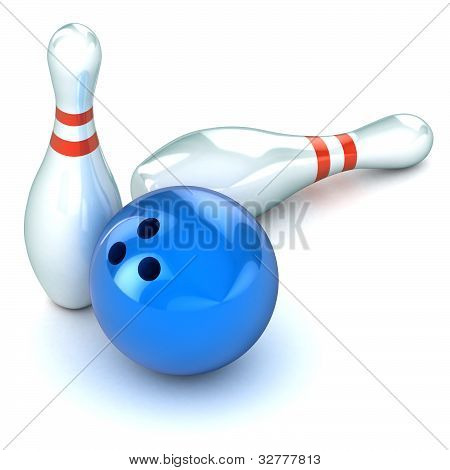 Ti Pin Bowling Illustration